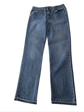Vintage 90s Bandolinoblu Mandie Classic Fit Jeans Womens 8 Blue Embroidered
